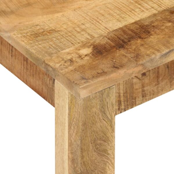 vidaXL Coffee Table 21.7"x21.7"x13.8" Solid Wood Mango - Image 5