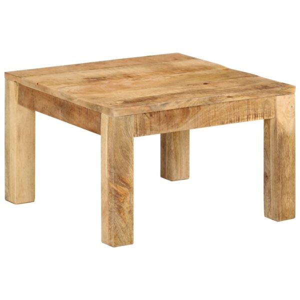 vidaXL Coffee Table 21.7"x21.7"x13.8" Solid Wood Mango - Image 10