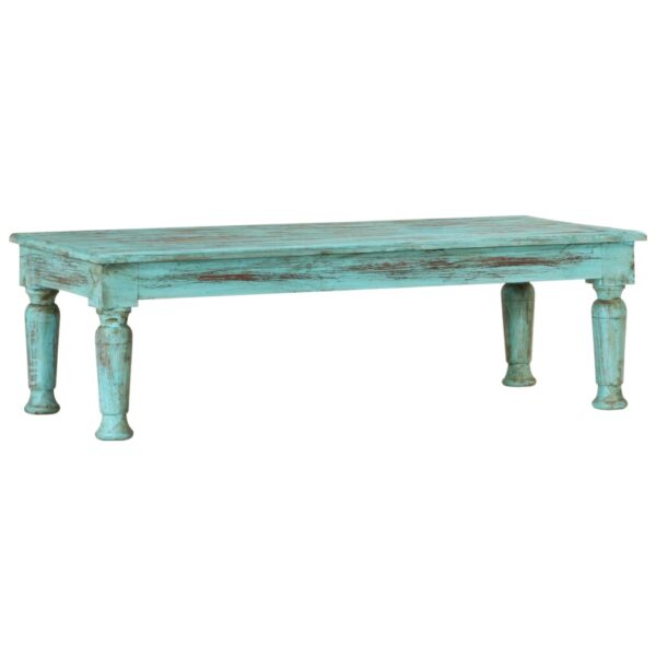 vidaXL Coffee Table 43.3"x19.7"x13.4" Solid Wood Reclaimed