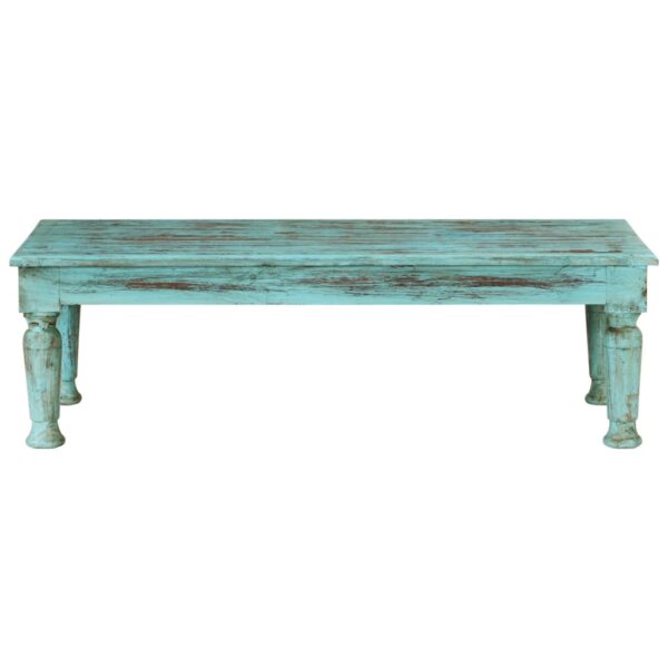 vidaXL Coffee Table 43.3"x19.7"x13.4" Solid Wood Reclaimed - Image 2