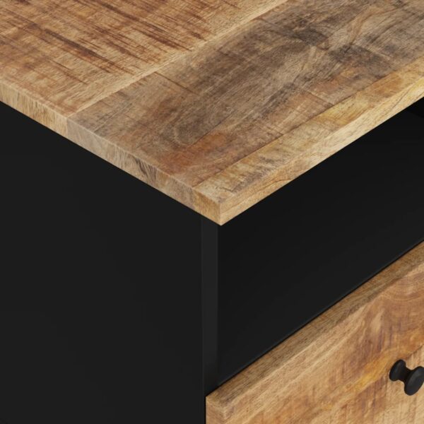 vidaXL Bedside Cabinet Solid Wood Mango&Engineered Wood - Image 7