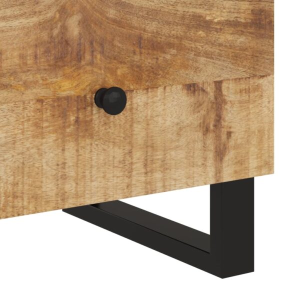 vidaXL Bedside Cabinet Solid Wood Mango&Engineered Wood - Image 8