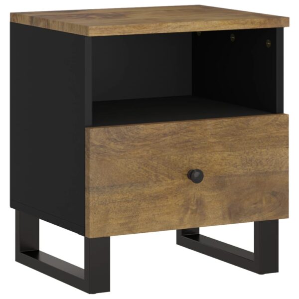 vidaXL Bedside Cabinet Solid Wood Mango&Engineered Wood - Image 12