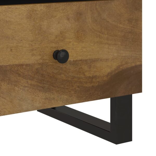 vidaXL Bedside Cabinet Solid Wood Mango&Engineered Wood - Image 8