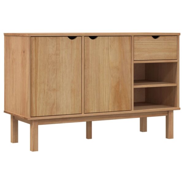 vidaXL Sideboard OTTA 44.9"x16.9"x28.9" Solid Wood Pine - Image 2