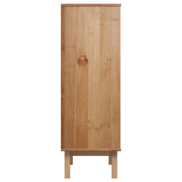 vidaXL Highboard OTTA 33.5"x16.9"x49.2" Solid Wood Pine - Image 5