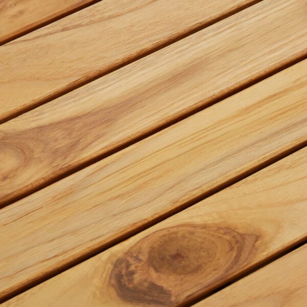 vidaXL Decking Tiles 20 pcs 11.8"x11.8" Solid Wood Teak Vertical Pattern - Image 8