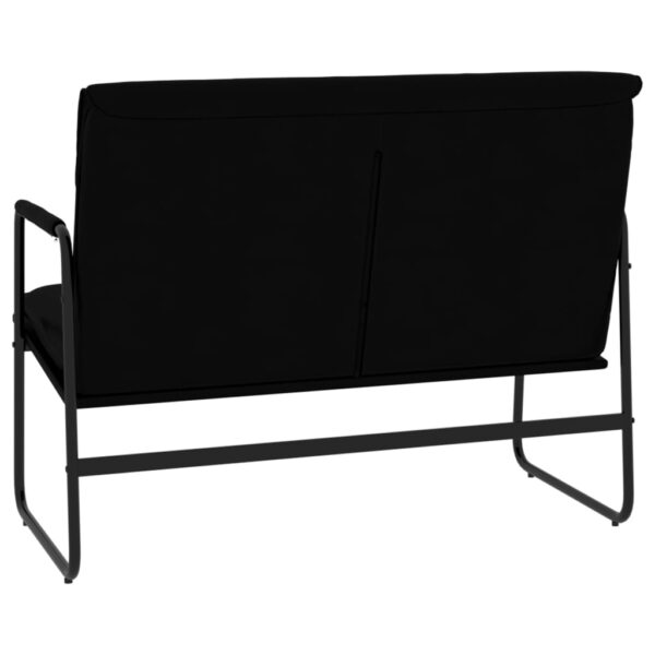 vidaXL Bench Black 39.4"x25.2"x31.5" Faux Leather - Image 5