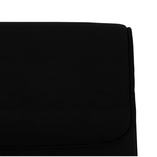 vidaXL Bench Black 39.4"x25.2"x31.5" Faux Leather - Image 6