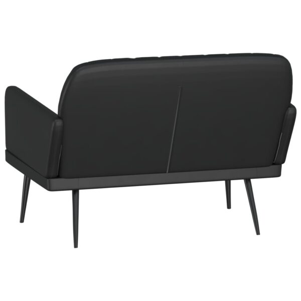 vidaXL Bench Black 42.1"x31.5"x31.9" Faux Leather - Image 5