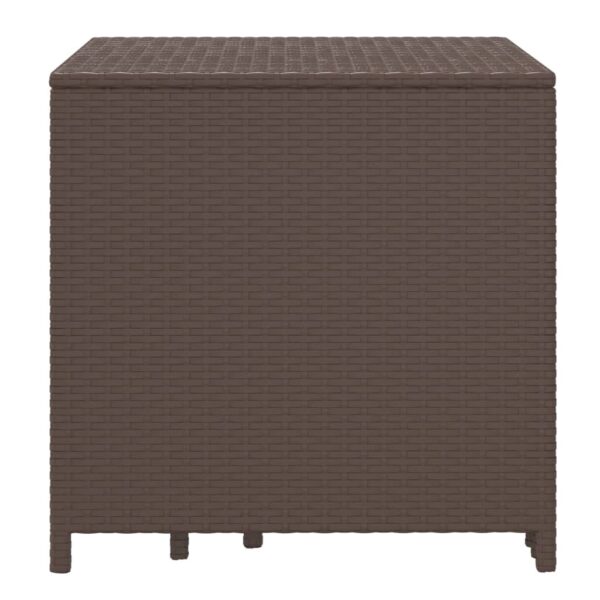 vidaXL Nesting Tables 3 pcs Brown Poly Rattan - Image 5