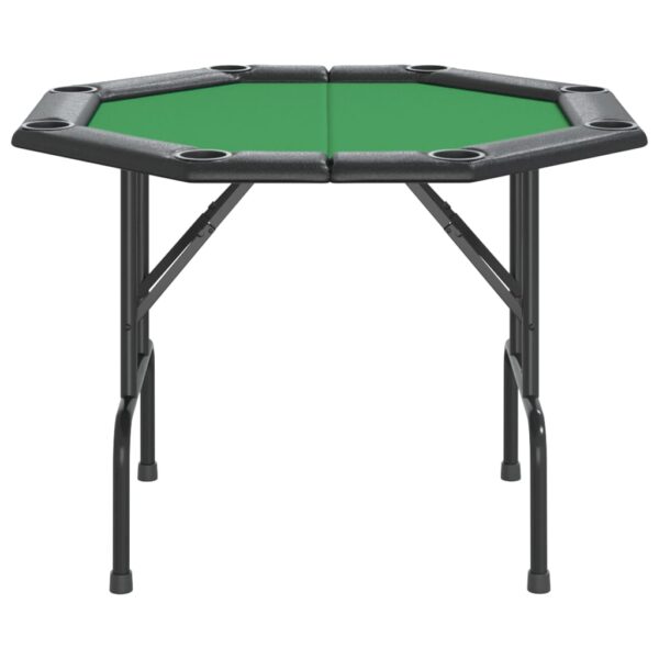 vidaXL 8-Player Folding Poker Table Green 42.5"x42.5"x29.5" - Image 3