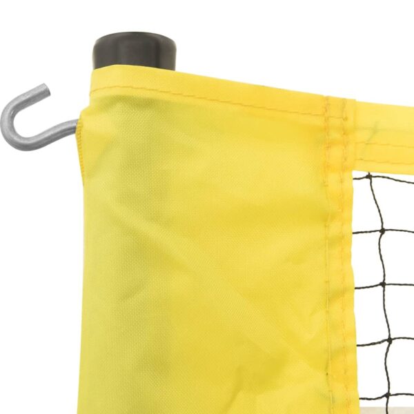 vidaXL Volleyball Net Yellow and Black 324"x96.1" PE Fabric - Image 4