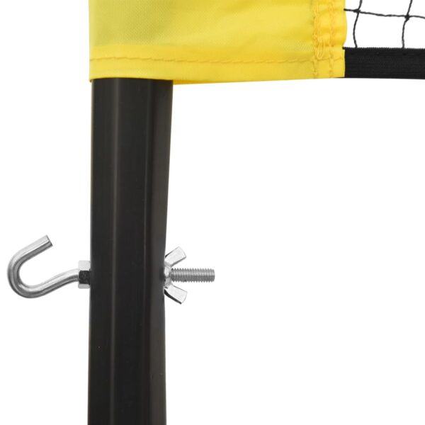 vidaXL Volleyball Net Yellow and Black 324"x96.1" PE Fabric - Image 5