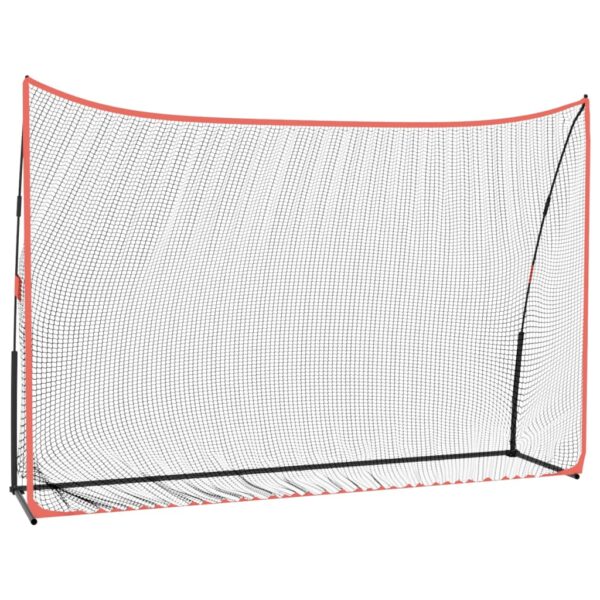 vidaXL Golf Practice Net Black and Red 120.1"x35.8"x83.9" Polyester - Image 2