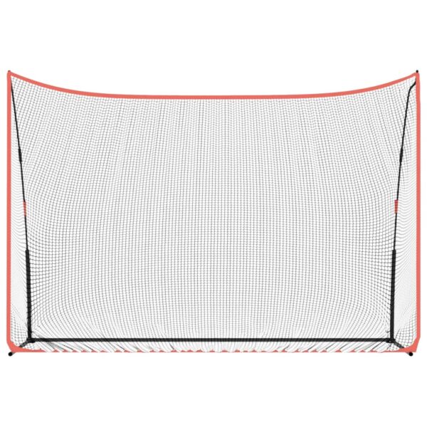 vidaXL Golf Practice Net Black and Red 120.1"x35.8"x83.9" Polyester - Image 3