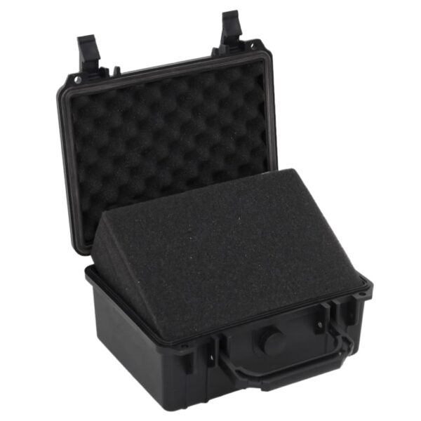 vidaXL Portable Flight Case Black 9.4"x7.5"x4.3" PP - Image 4