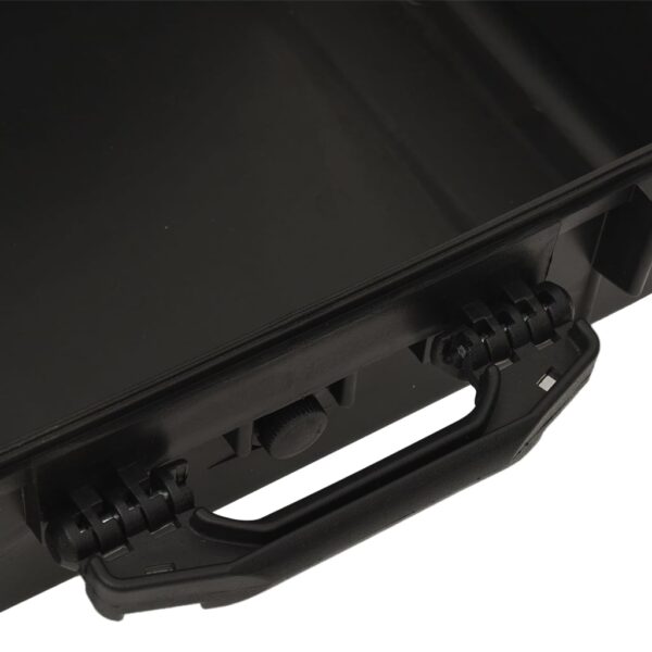 vidaXL Portable Flight Case Black 18.5"x14.2"x7.1" PP - Image 7