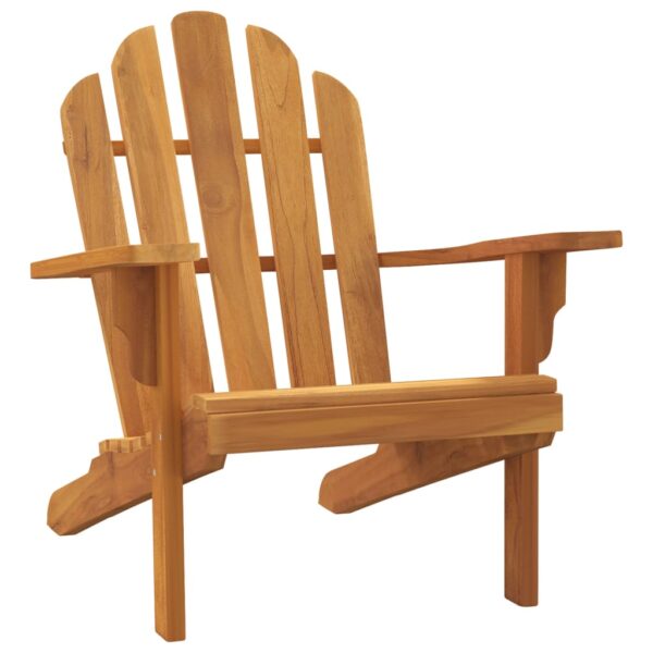 vidaXL Patio Adirondack Chair 31.1"x37.4"x36.2" Solid Wood Teak - Image 2