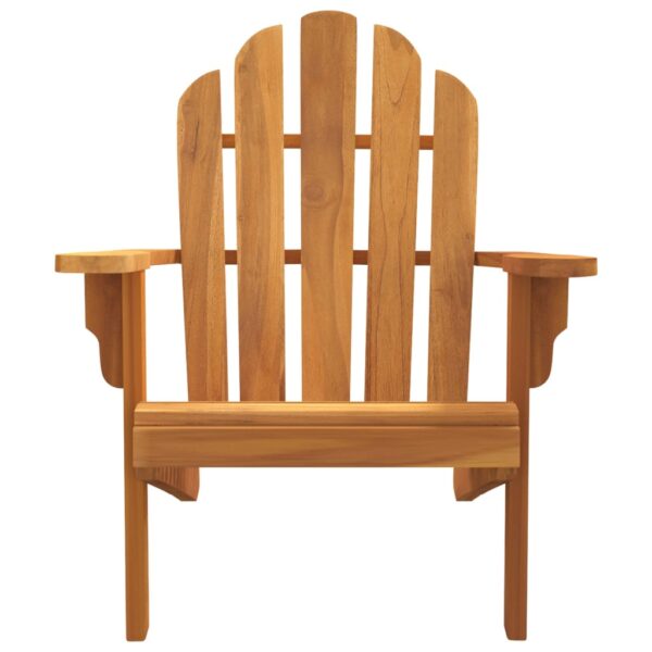 vidaXL Patio Adirondack Chair 31.1"x37.4"x36.2" Solid Wood Teak - Image 3