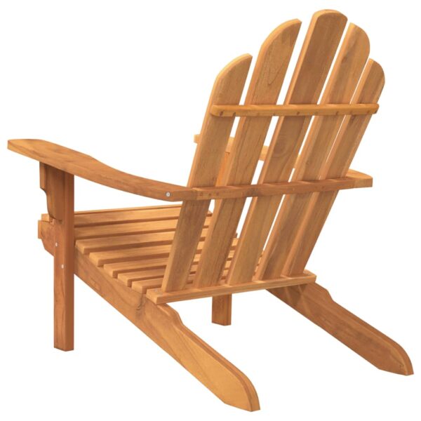 vidaXL Patio Adirondack Chair 31.1"x37.4"x36.2" Solid Wood Teak - Image 5