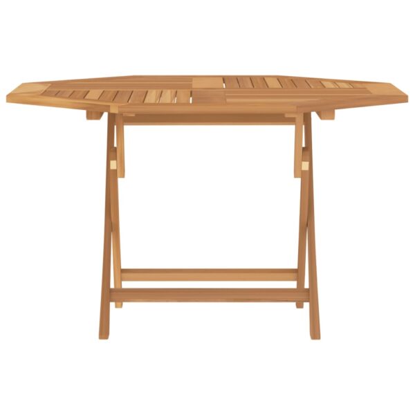 vidaXL Folding Patio Table 43.3"x43.3"x29.5" Solid Wood Teak - Image 4