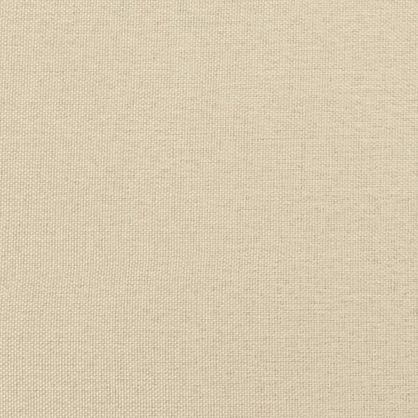 vidaXL Slipper Chair Cream Fabric - Image 7