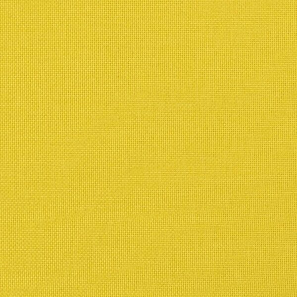 vidaXL Slipper Chair Light Yellow Fabric - Image 7