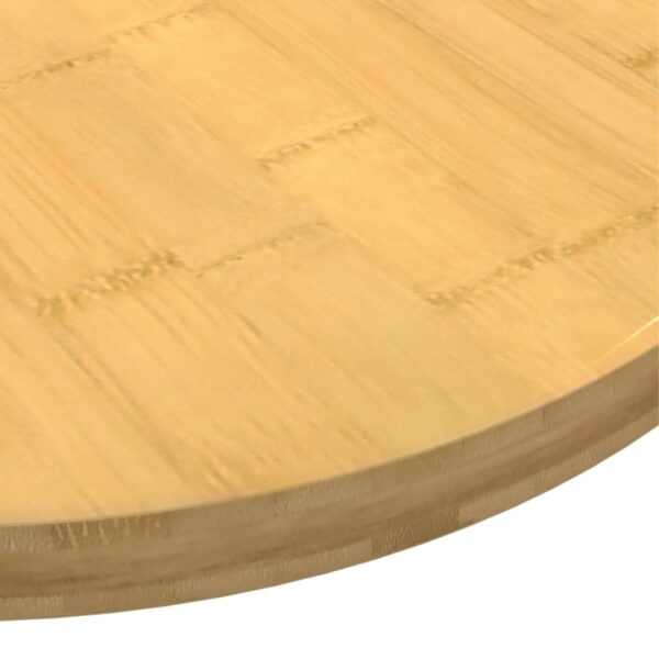 vidaXL Table Top Ã˜15.7"x1" Bamboo - Image 3