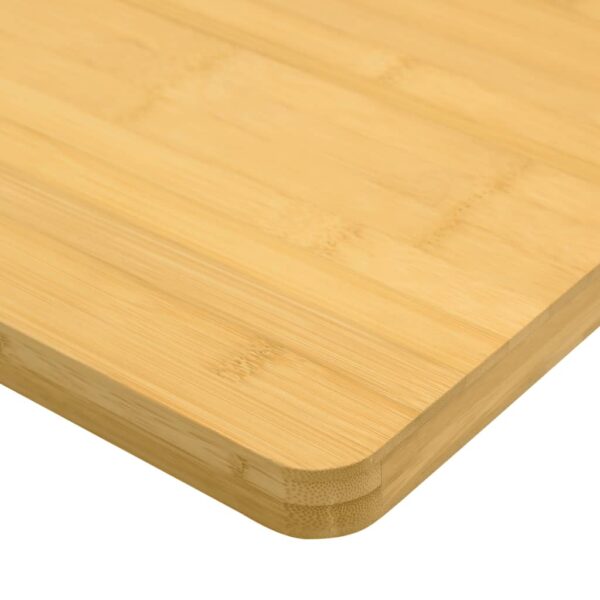 vidaXL Table Top 19.7"x19.7"x0.6" Bamboo - Image 3