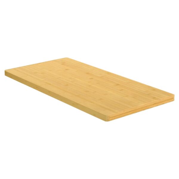 vidaXL Table Top 19.7"x39.4"x1" Bamboo - Image 2