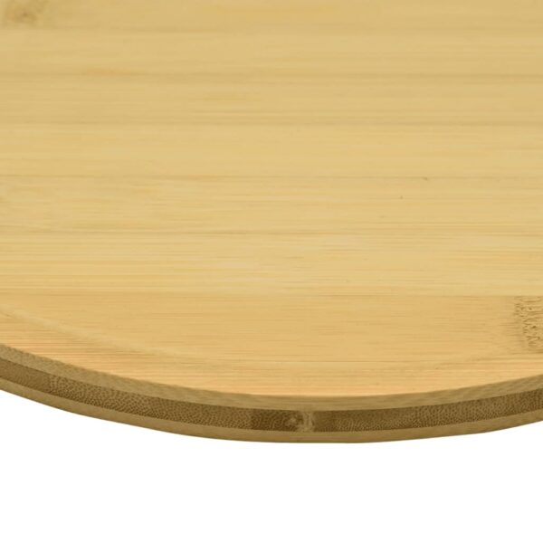 vidaXL Pizza Plates 4 pcs Ã˜12.6"x0.6" Bamboo - Image 3