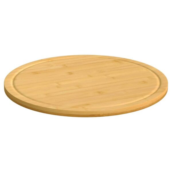 vidaXL Chopping Boards 6 pcs Ã˜11.8"x0.6" Bamboo - Image 2