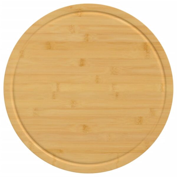 vidaXL Chopping Boards 6 pcs Ã˜11.8"x0.6" Bamboo - Image 4