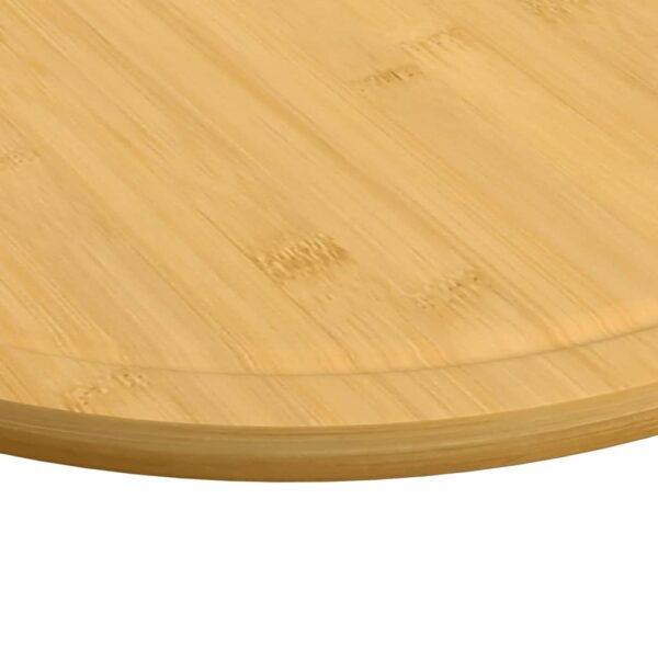 vidaXL Chopping Boards 6 pcs Ã˜15.7"x0.6" Bamboo - Image 5