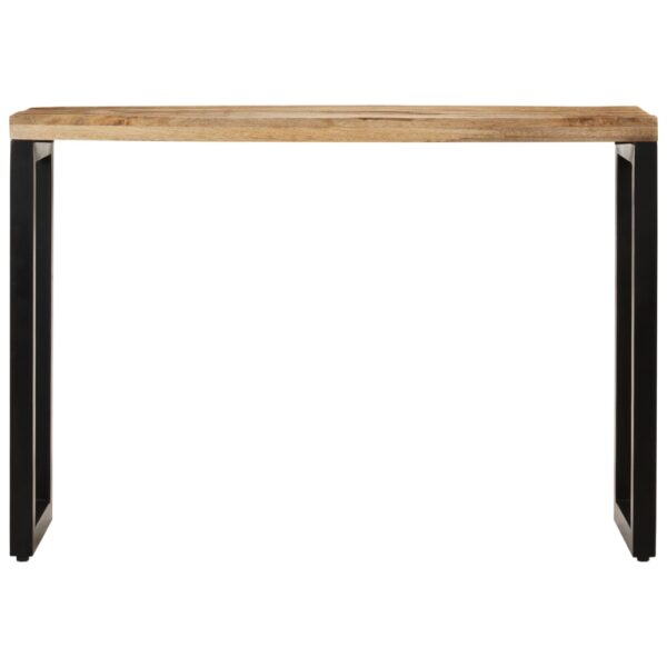 vidaXL Console Table 43.3"x13.8"x29.9" Solid Rough Wood Mango - Image 2