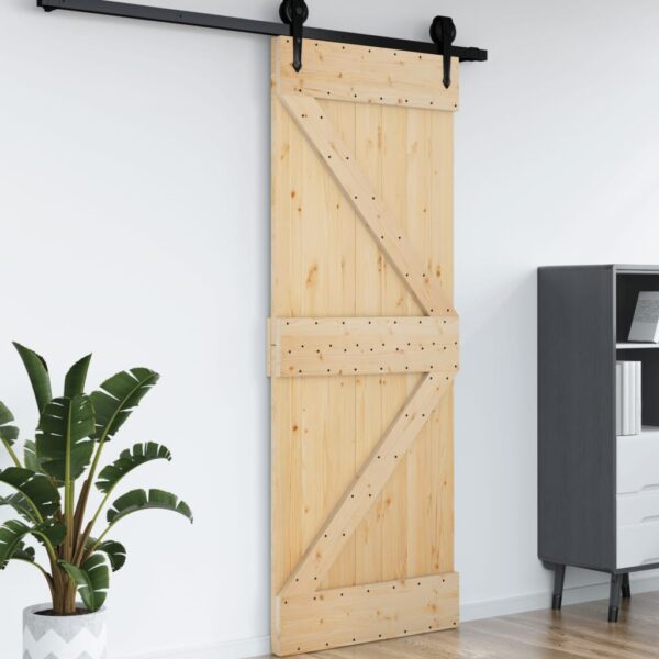 vidaXL Door NARVIK 37.4"x82.7" Solid Wood Pine - Image 4