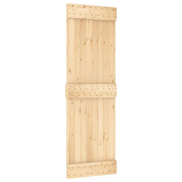 vidaXL Door NARVIK 27.6"x82.7" Solid Wood Pine - Image 2