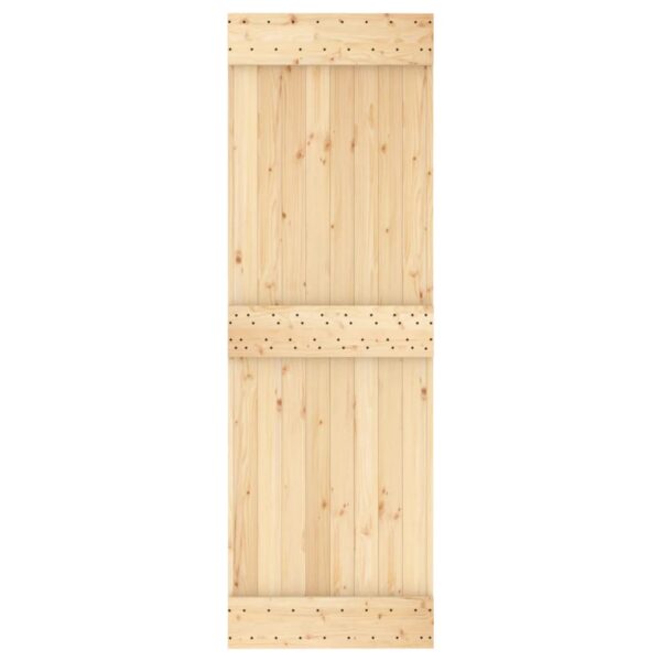 vidaXL Door NARVIK 27.6"x82.7" Solid Wood Pine - Image 5