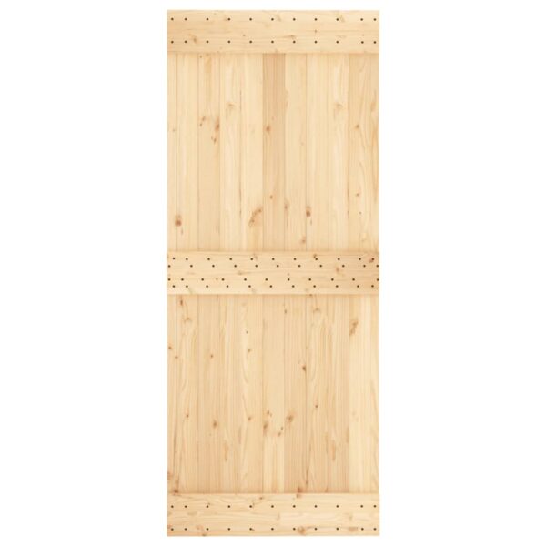 vidaXL Door NARVIK 33.5"x82.7" Solid Wood Pine - Image 5