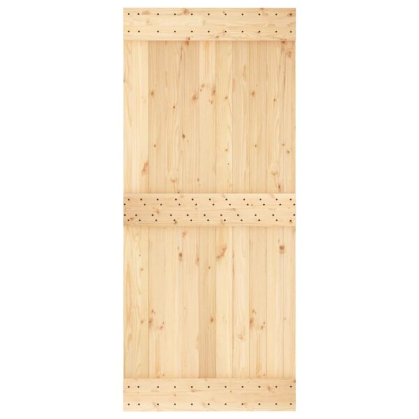 vidaXL Door NARVIK 35.4"x82.7" Solid Wood Pine - Image 5