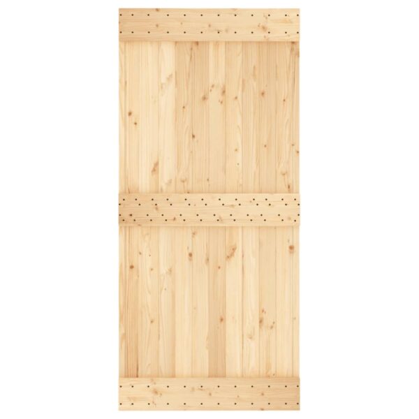 vidaXL Door NARVIK 37.4"x82.7" Solid Wood Pine - Image 5