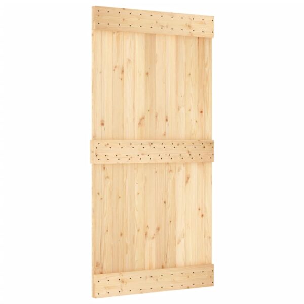 vidaXL Door NARVIK 39.4"x82.7" Solid Wood Pine - Image 2