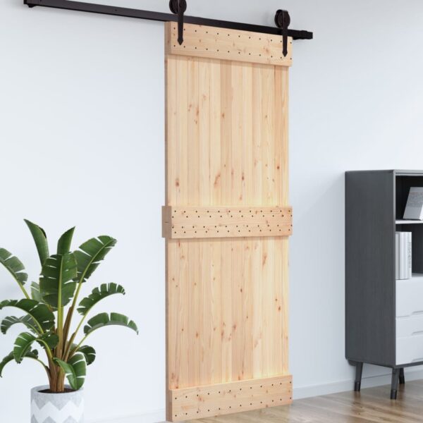 vidaXL Door NARVIK 39.4"x82.7" Solid Wood Pine - Image 4