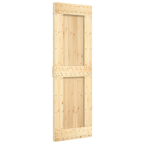 vidaXL Door NARVIK 27.6"x82.7" Solid Wood Pine - Image 2