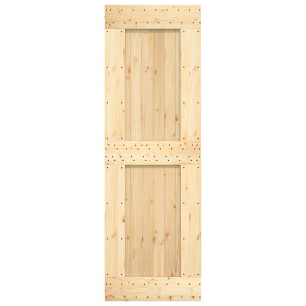 vidaXL Door NARVIK 27.6"x82.7" Solid Wood Pine - Image 5