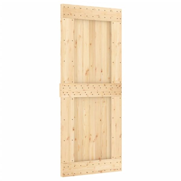 vidaXL Door NARVIK 33.5"x82.7" Solid Wood Pine - Image 2