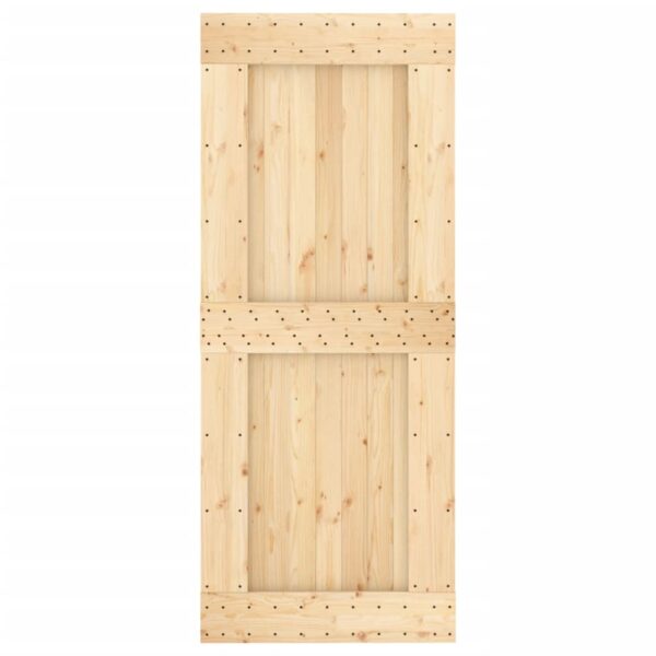 vidaXL Door NARVIK 33.5"x82.7" Solid Wood Pine - Image 5