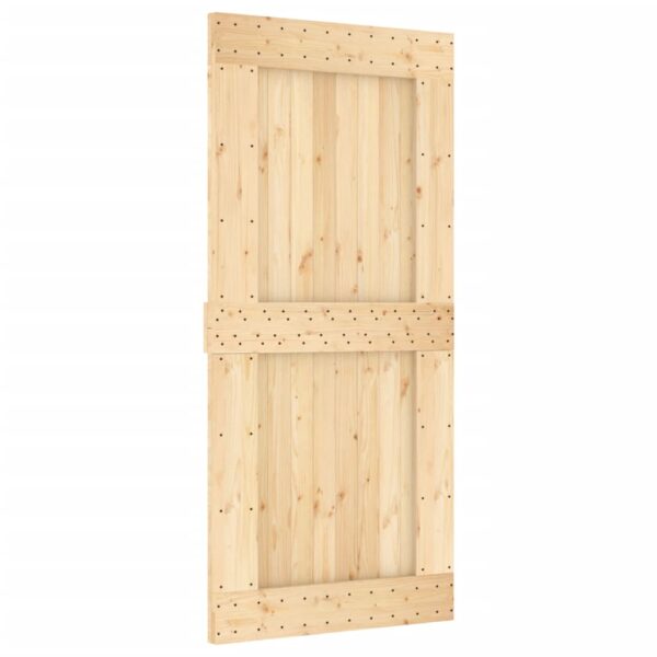 vidaXL Door NARVIK 37.4"x82.7" Solid Wood Pine - Image 2