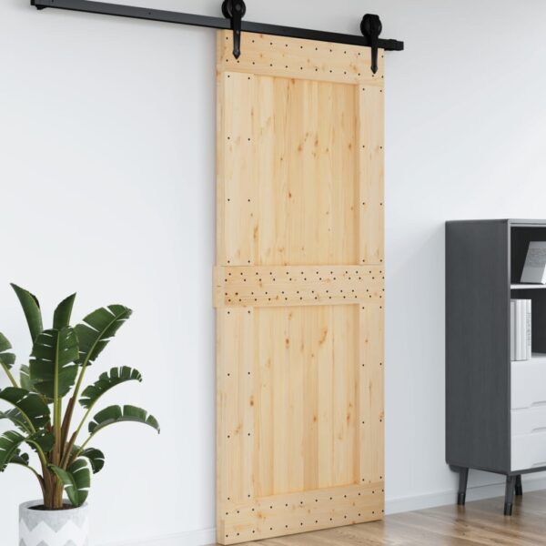 vidaXL Door NARVIK 37.4"x82.7" Solid Wood Pine - Image 4